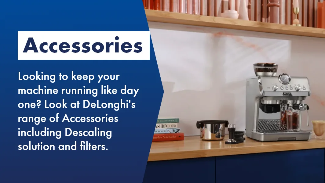 De'Longhi accessories keep your coffee machine lasting, shop now at the good guys!