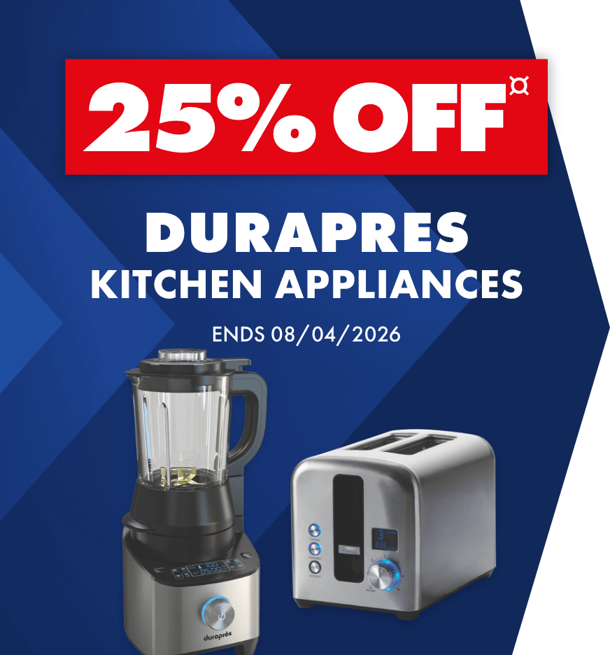 25% Off Durapres Kitchen Appliances