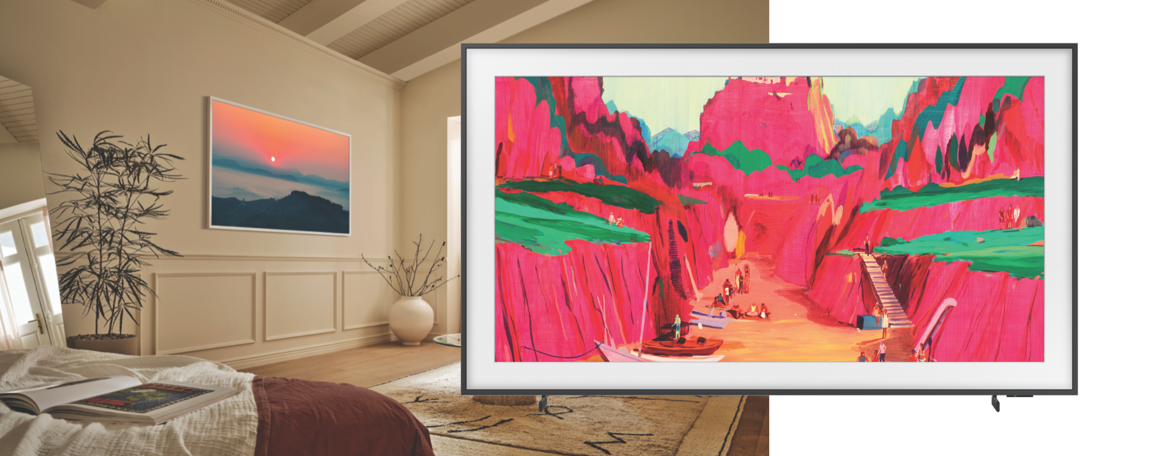 Product image of the Samsung 85 LS03F The Frame Pro NEO QLED 4K Mini LED Smart AI TV