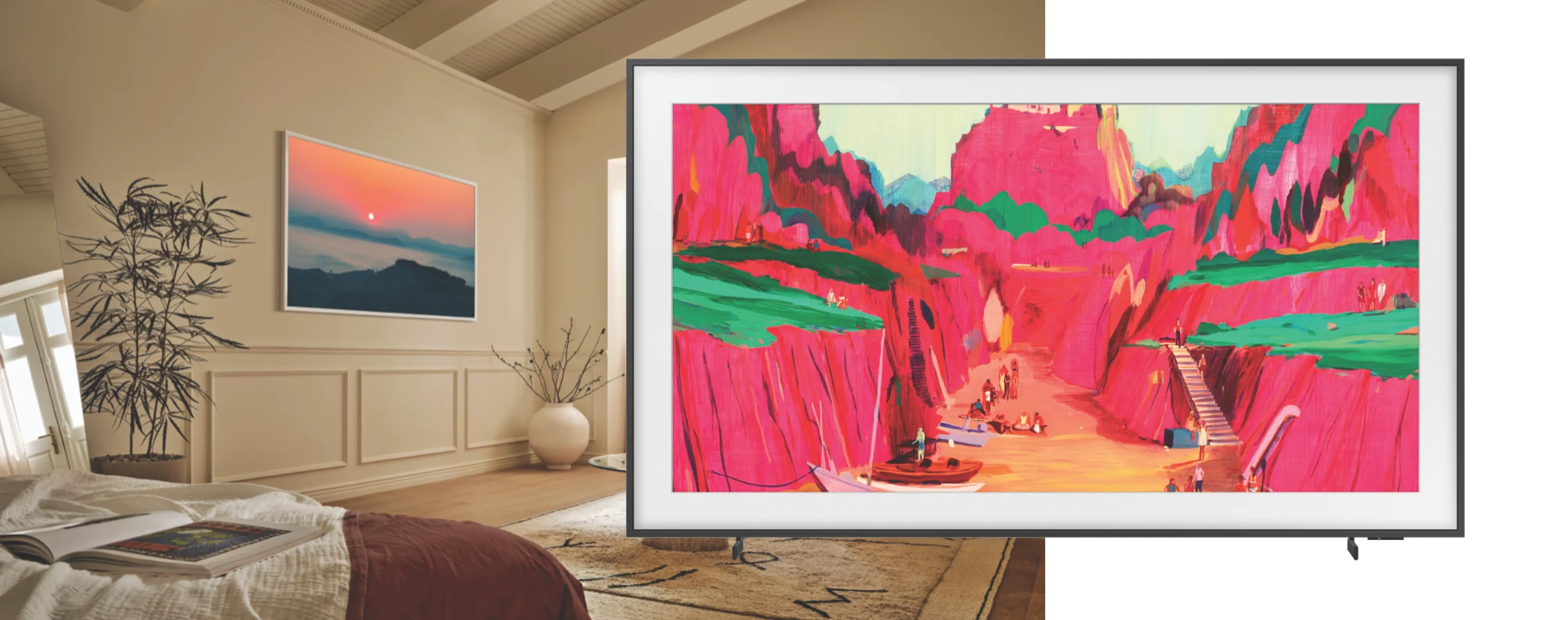 Product image of the Samsung 85 LS03F The Frame Pro NEO QLED 4K Mini LED Smart AI TV