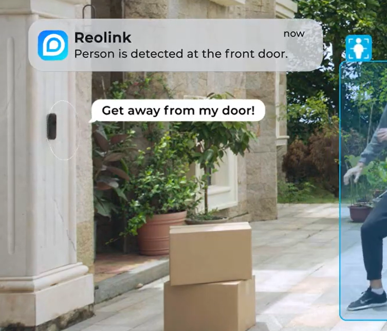 Reolink Wireless Battery Doorbell 2K with Chime