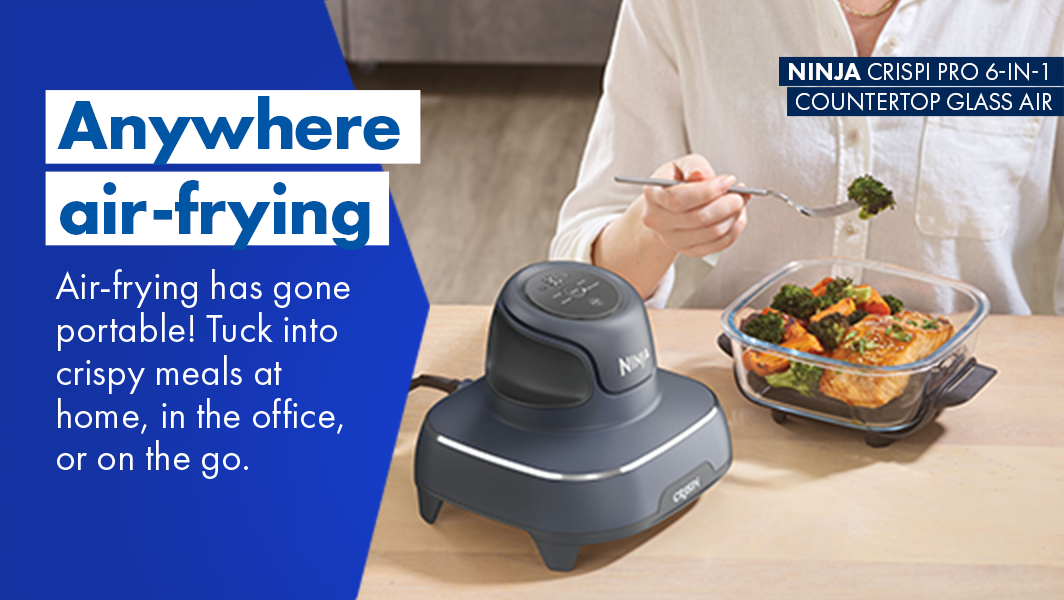 Anywhere air frying with a Ninja Air Fryer