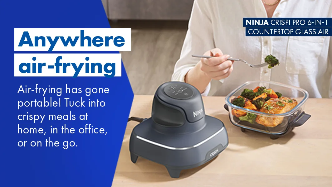 Anywhere air frying with a Ninja Air Fryer