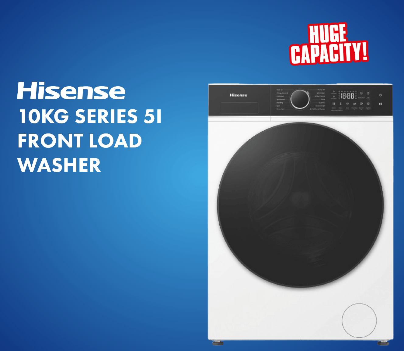 Hisebse 10kg Series 5I Front Load Washer	