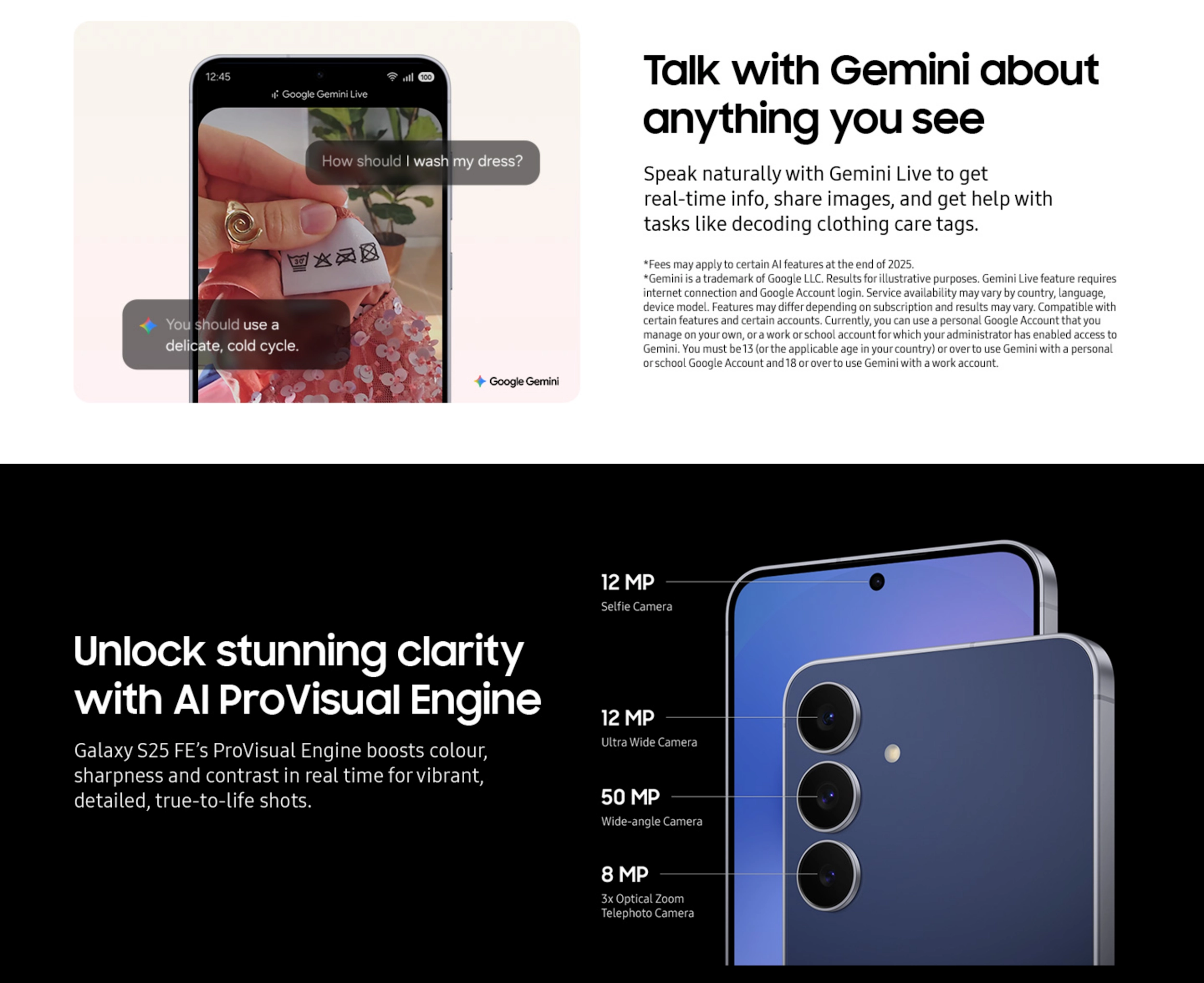 Samsung Galaxy FE - Section 3