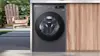 Front load LG Washing Machine in timbre laundry.