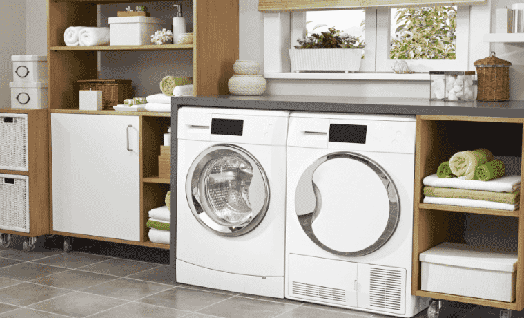 A stylish designer laundry