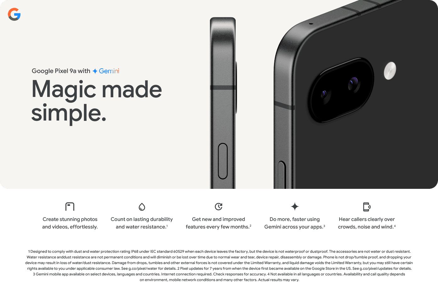 Discover The Google Pixel 9a