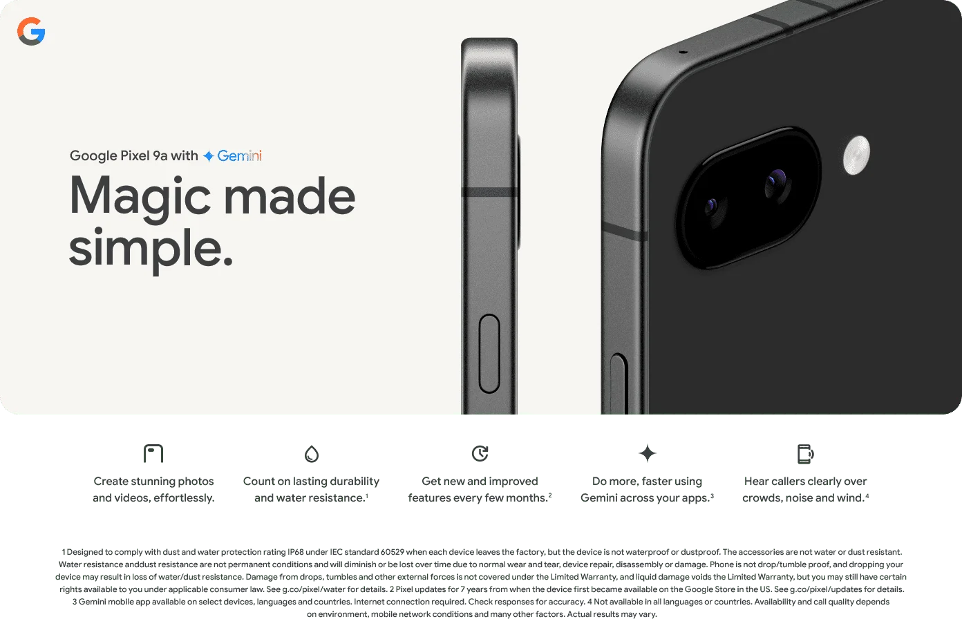 Discover The Google Pixel 9a