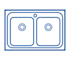 Collection Image - Double Bowl Kitchen Sink