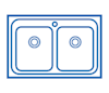 Collection Image - Double Bowl Kitchen Sink