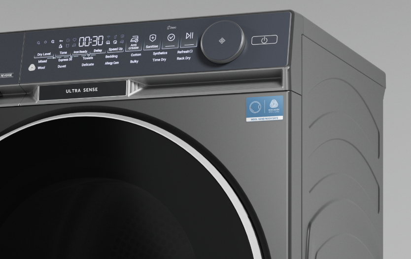 Top corner for Haier Dryer. 