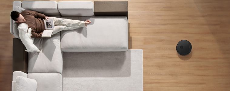 Lifestyle image of the Dreame X40 Ultra Robot Vacuum and Mop
