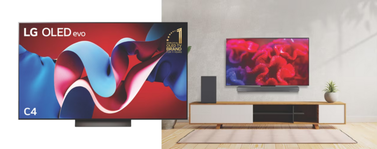 Product image of the LG 77" OLED EVO C4 4K Smart TV 24