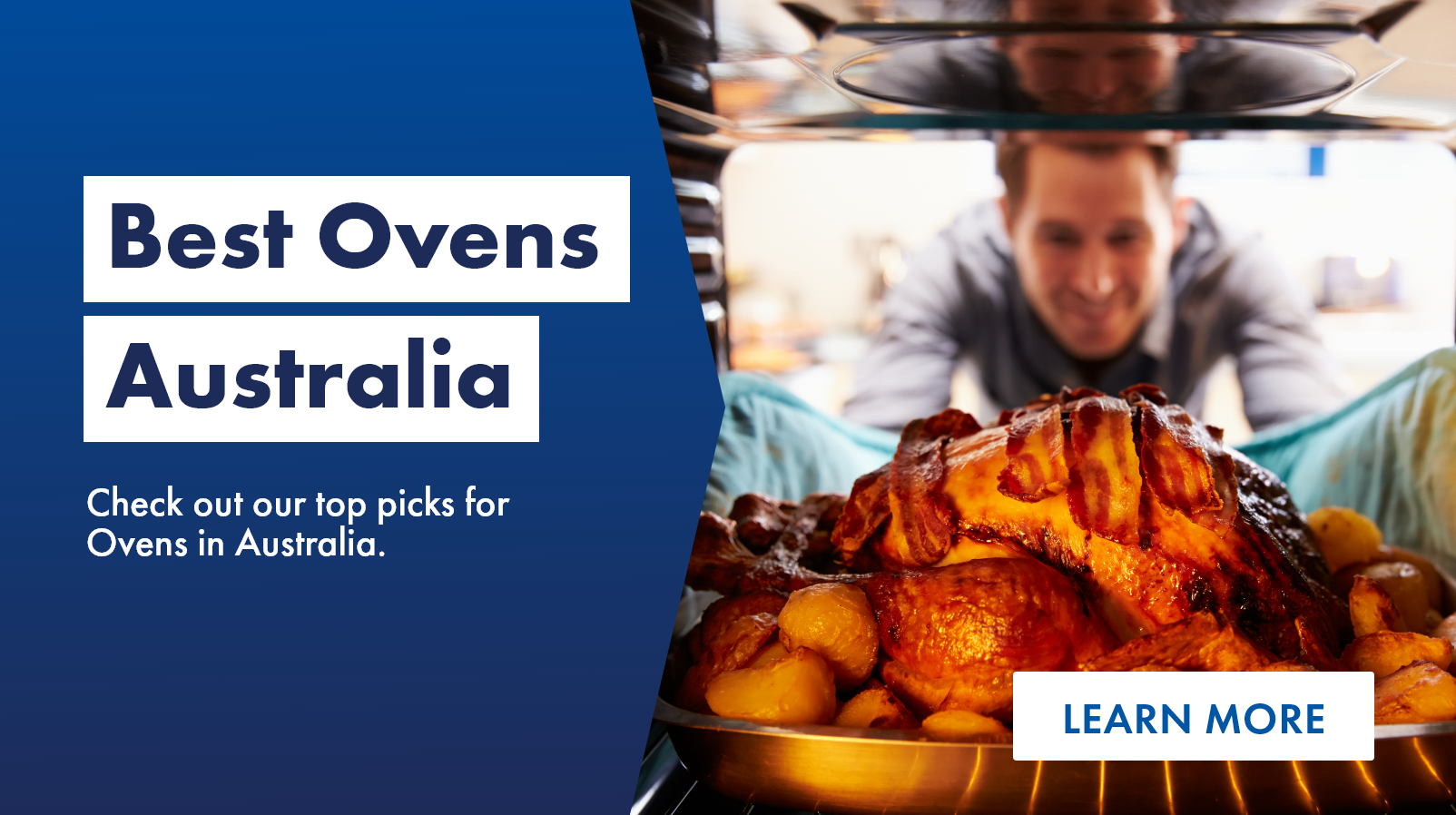 Baking a roast chicken in an incredible Oven, available at The Good Guys. 