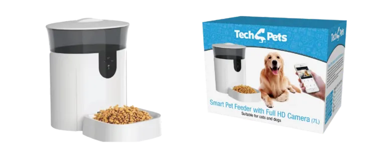 Product image of the Tech4Pets 7L Smart Pet Feeder with 1080P Camera