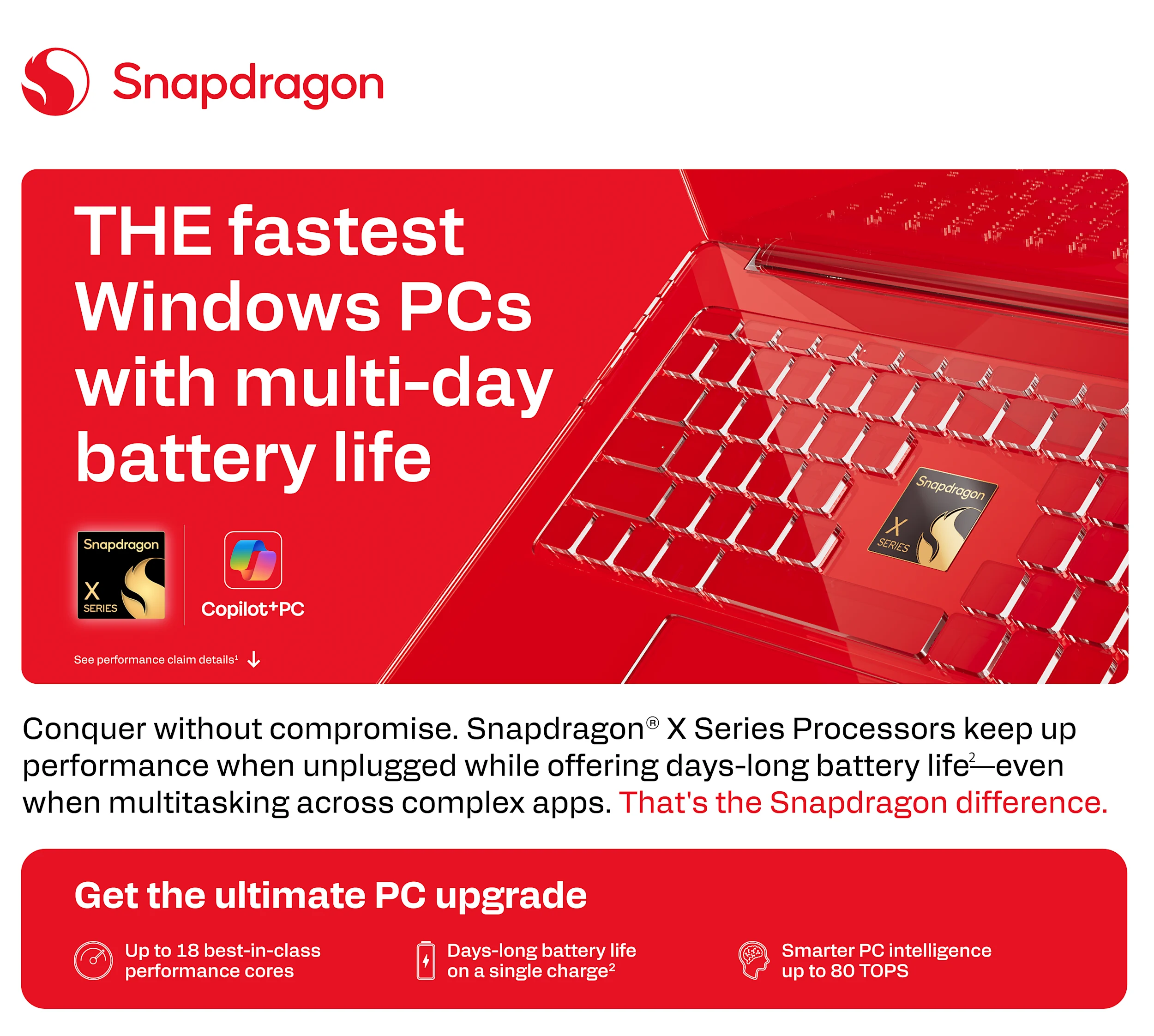 Snapdragon Hero Section