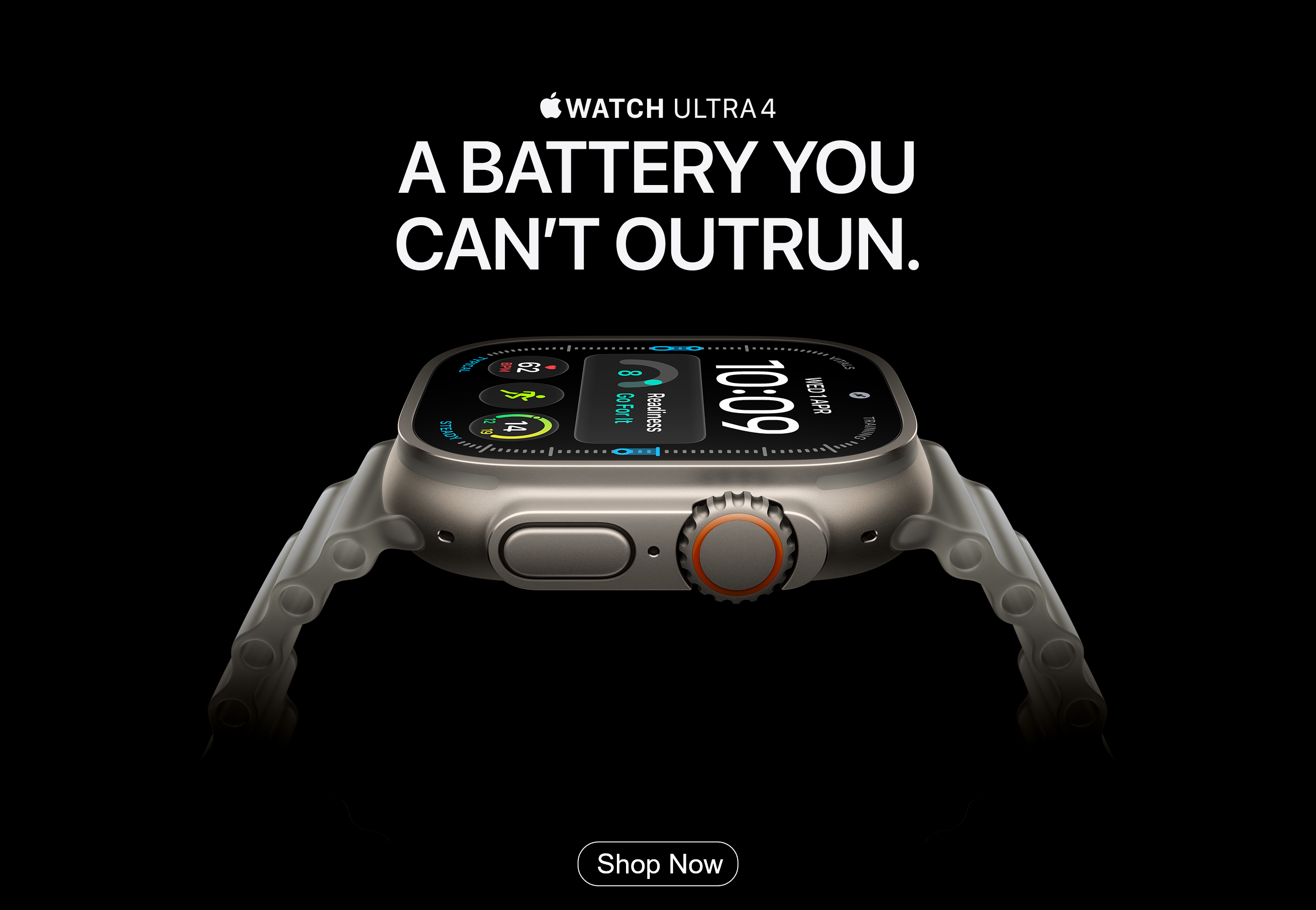 Meet the Apple Watch Ultra 4, available at The Good Guys. 