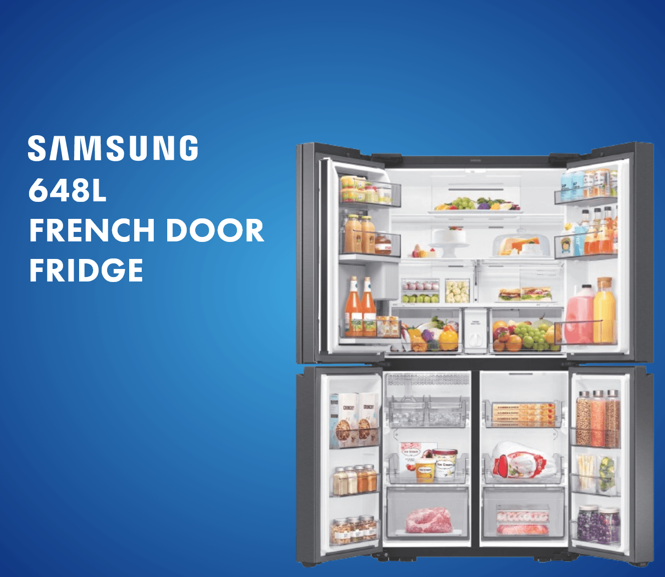 Samsung 648L French Door Refrigerator