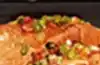 Lifestyle image of Westinghouse oven cooking lots of food with a 70L capacity,