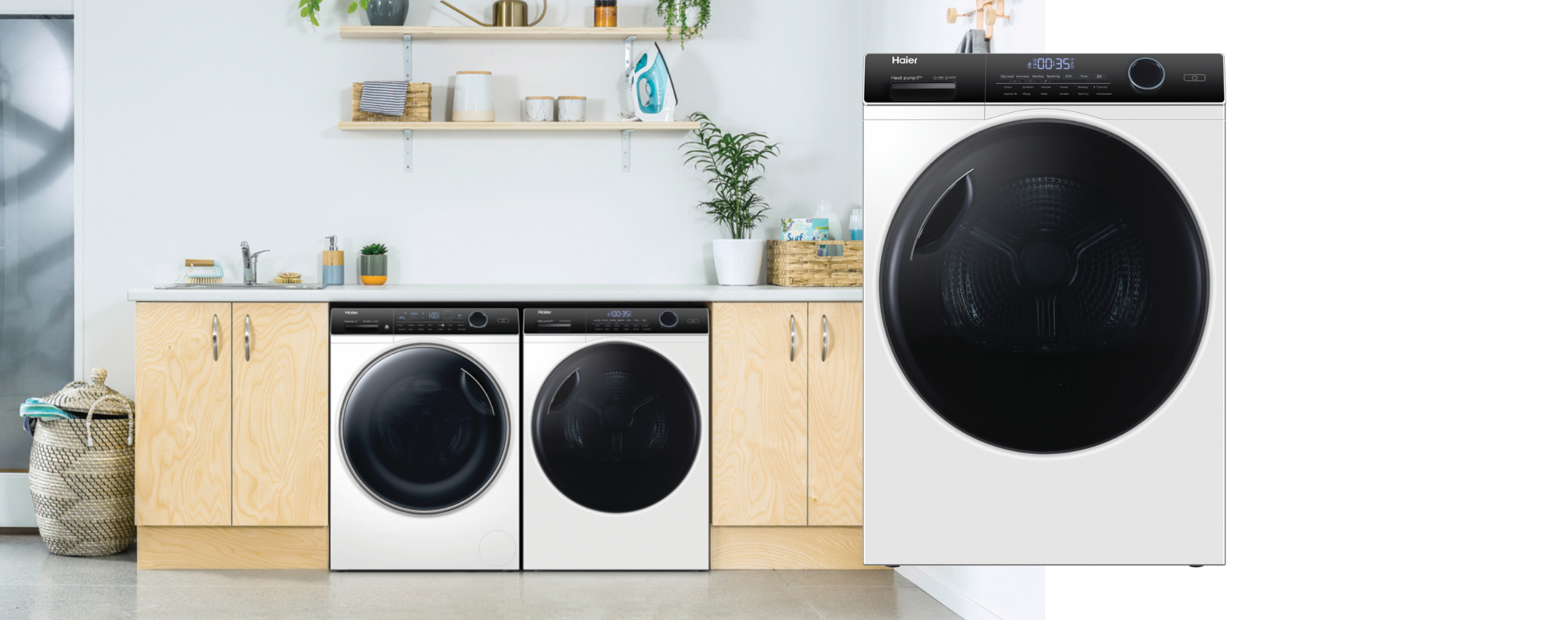 product image of the Haier 8kg Heat Pump Dryer