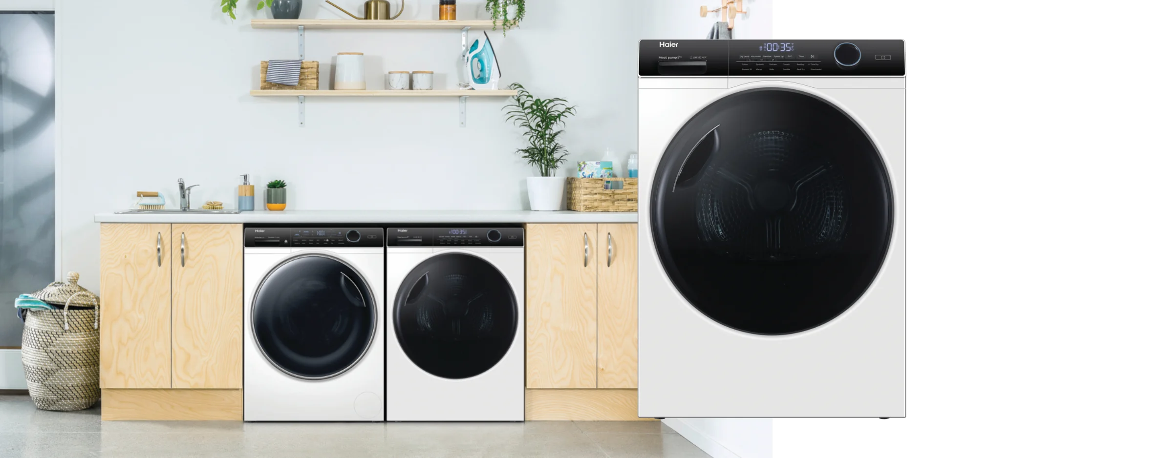 product image of the Haier 8kg Heat Pump Dryer