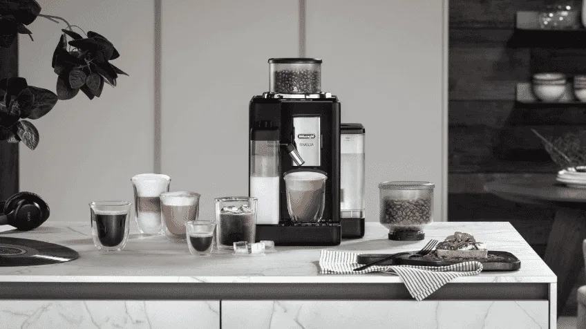 The Rivelia by DeLonghi in a modern kitchen