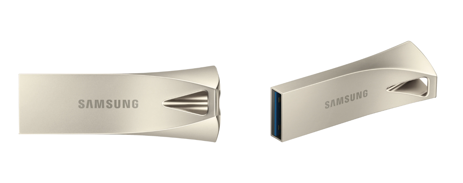 Samsung 128GB Bar Plus USB 31 Flash Drive Champagne Silver