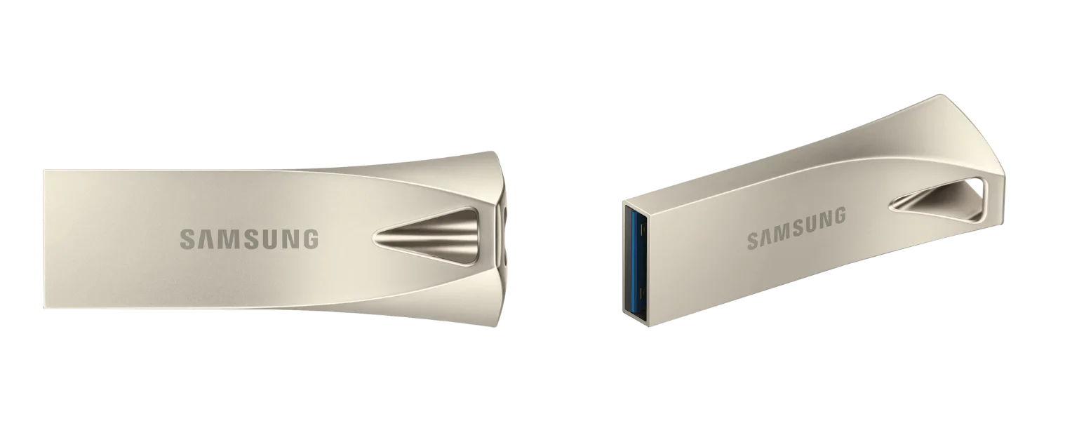 Samsung 128GB Bar Plus USB 31 Flash Drive Champagne Silver