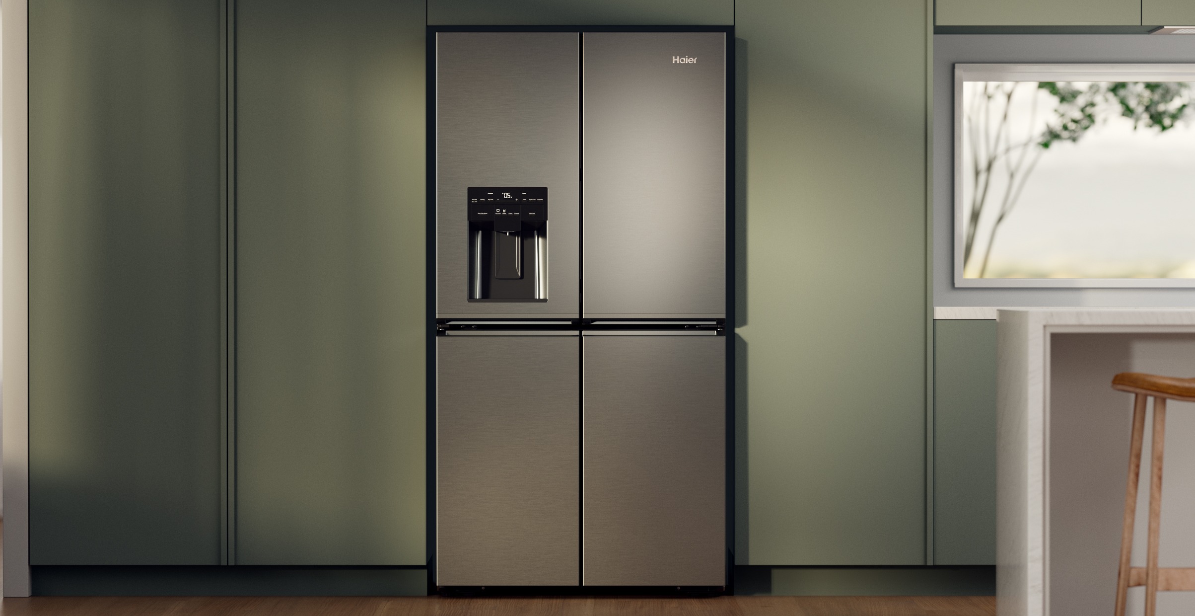 Haier 601L Quad Door Refrigerator image