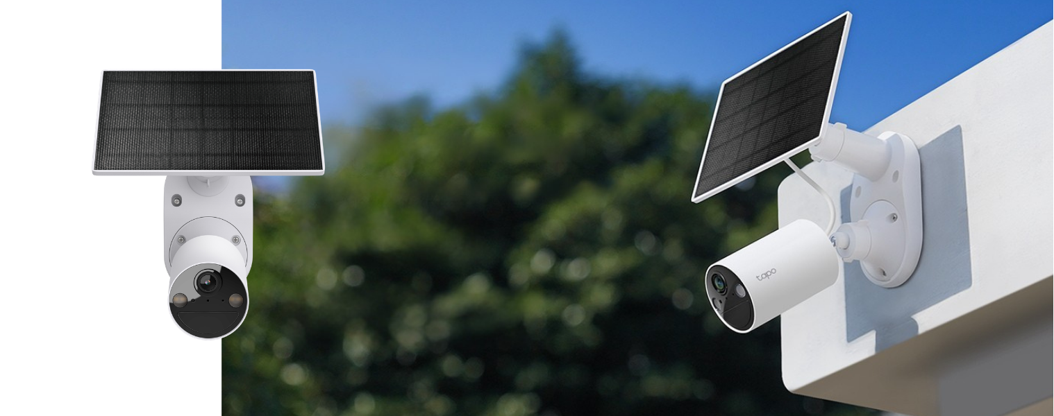 TP-LINK 2K 3MP Solar-Powered Security Camera (2 Pack)