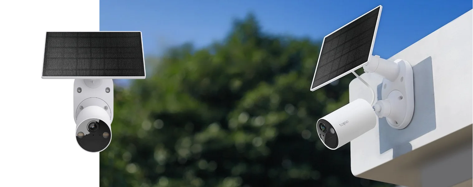 TP-LINK 2K 3MP Solar-Powered Security Camera (2 Pack)