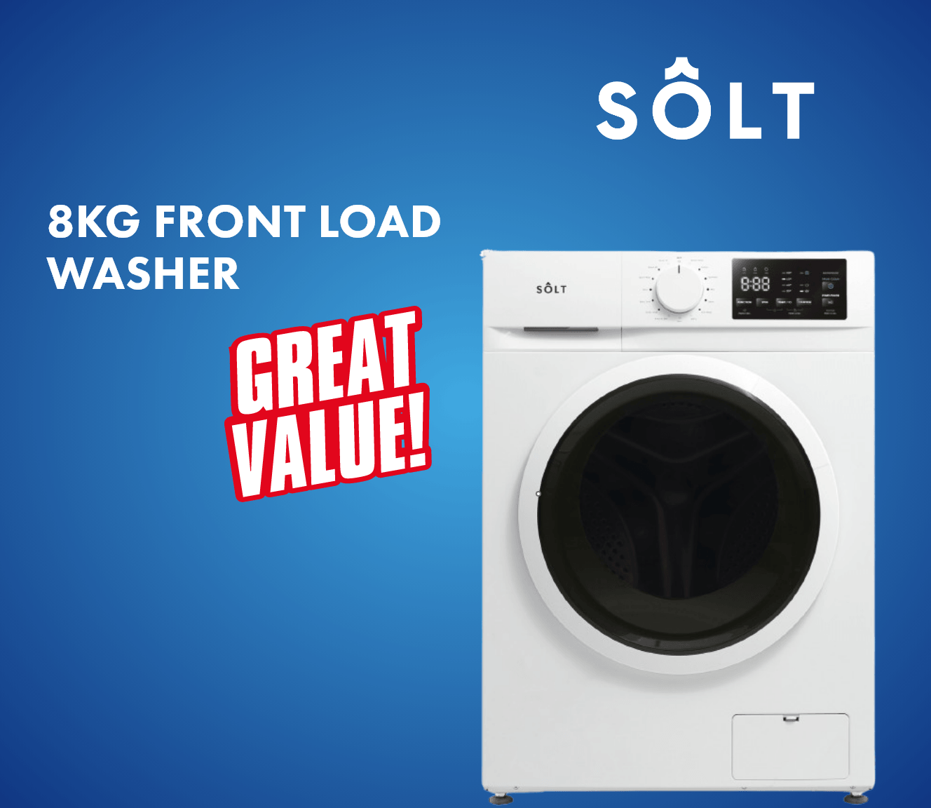 Solt 8kg Front Load Washer