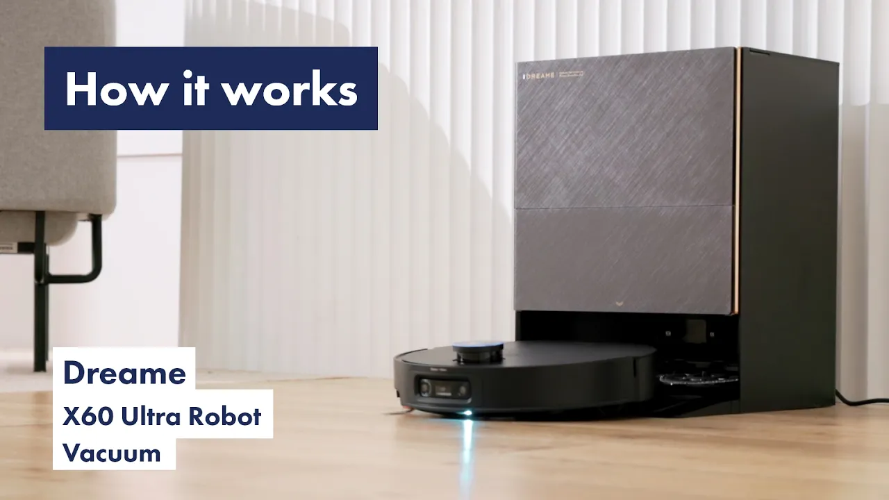 How it works: Dreame X60 Ultra Robot Vacuum RLX86DE