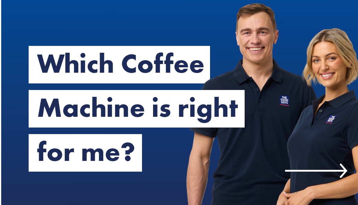 Find your perfect brew with De'Longhi available at The Good Guys.