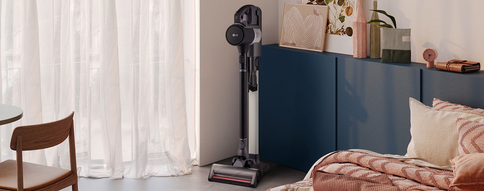 LG CordZero A9L-AQUA Stick Vacuum with Power Drive Mop image