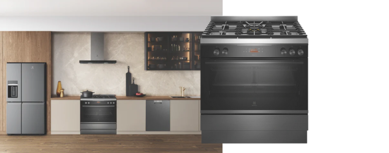 Product image of the InAlto 90cm Dual Fuel Upright Cooker