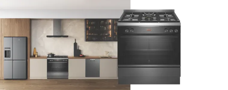 Product image of the InAlto 90cm Dual Fuel Upright Cooker