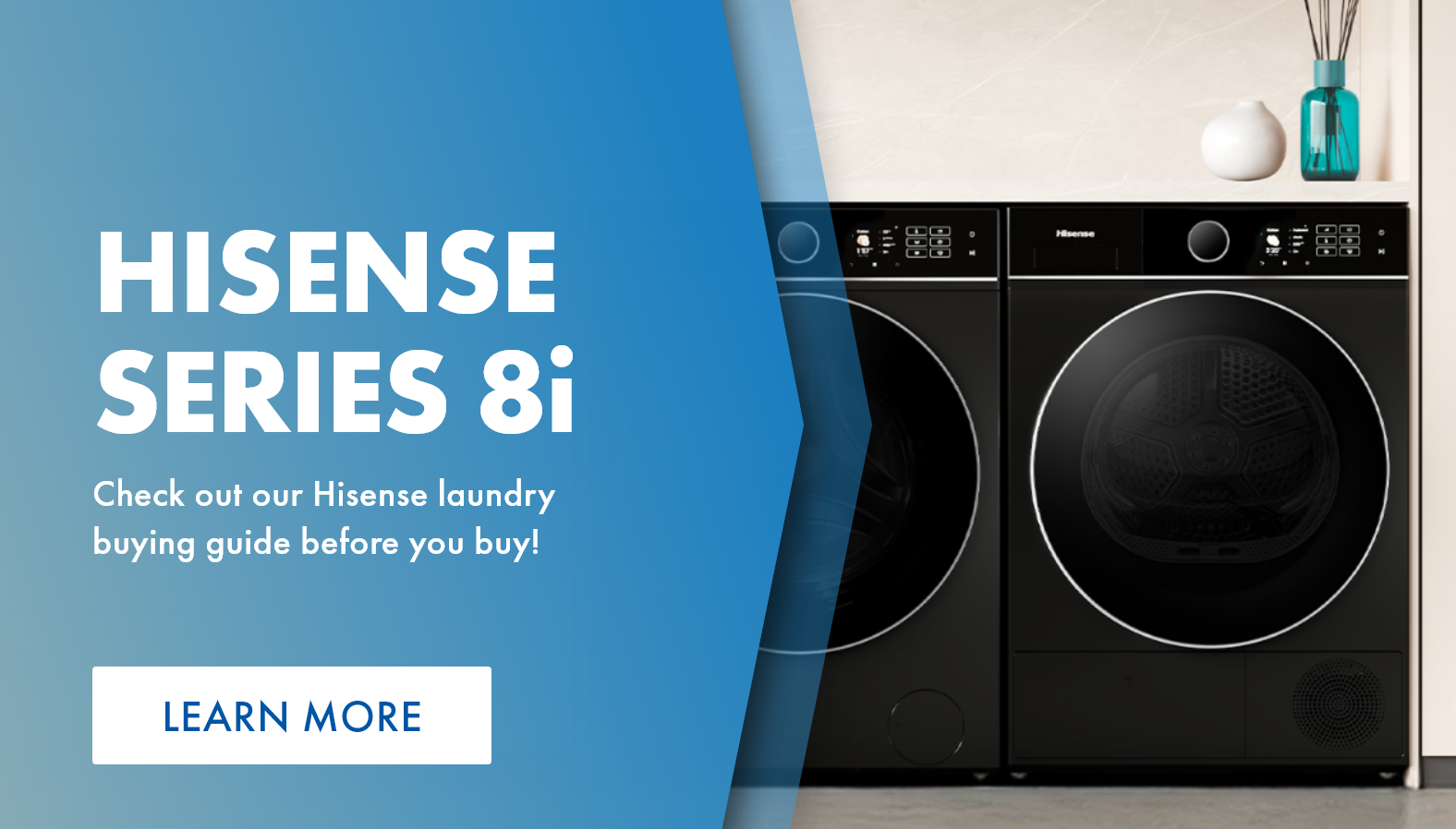 Hisense Series 8i 10KG Washers and Dryers bento desktop