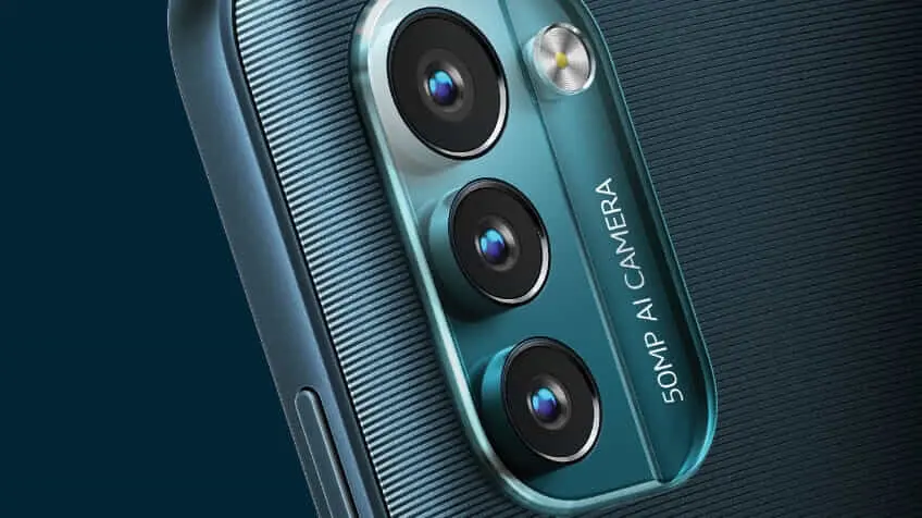 Close up of the incredible camera on the Nokia G12 smartphone  The Good Guys