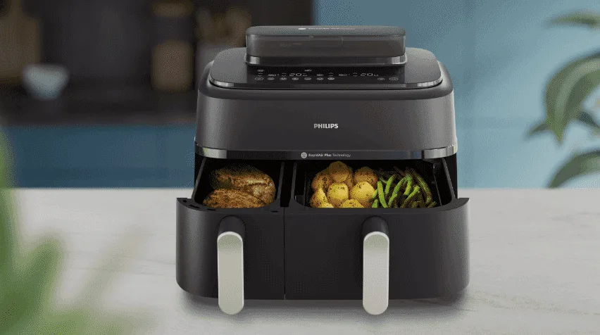 Image of the Philips 3000 Series Dual Basket Airfryer