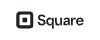 Square Logo Lockup Black