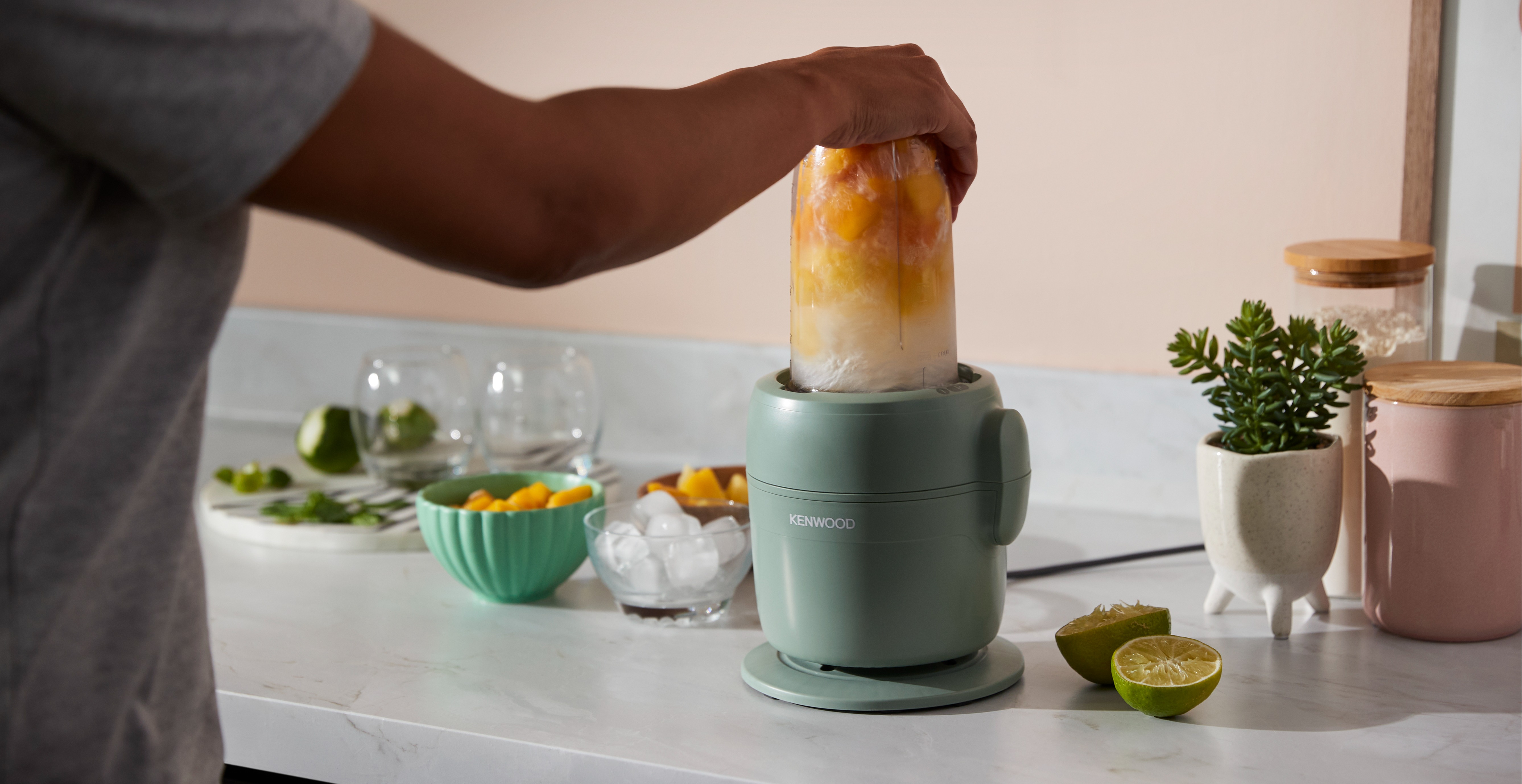 Kenwood MultiPro Go Blend Food Processor And Blender Eucalyptus Green