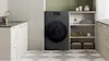 Samsung Bespoke Combo in green and marble laundry.