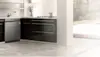 Stainless steel LG Dishwasher in kitchen.
