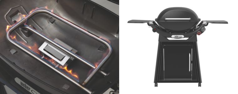 Product image of the Weber Family Q 3100N+ LP Midnight Black