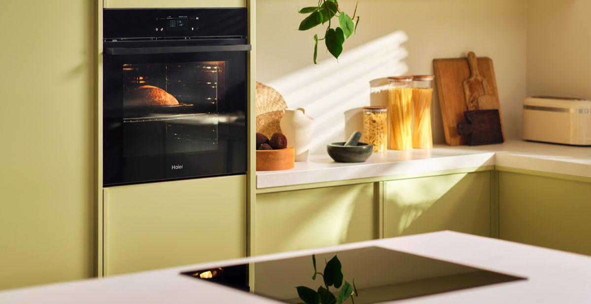 Image of a coordinated Haier kitchen