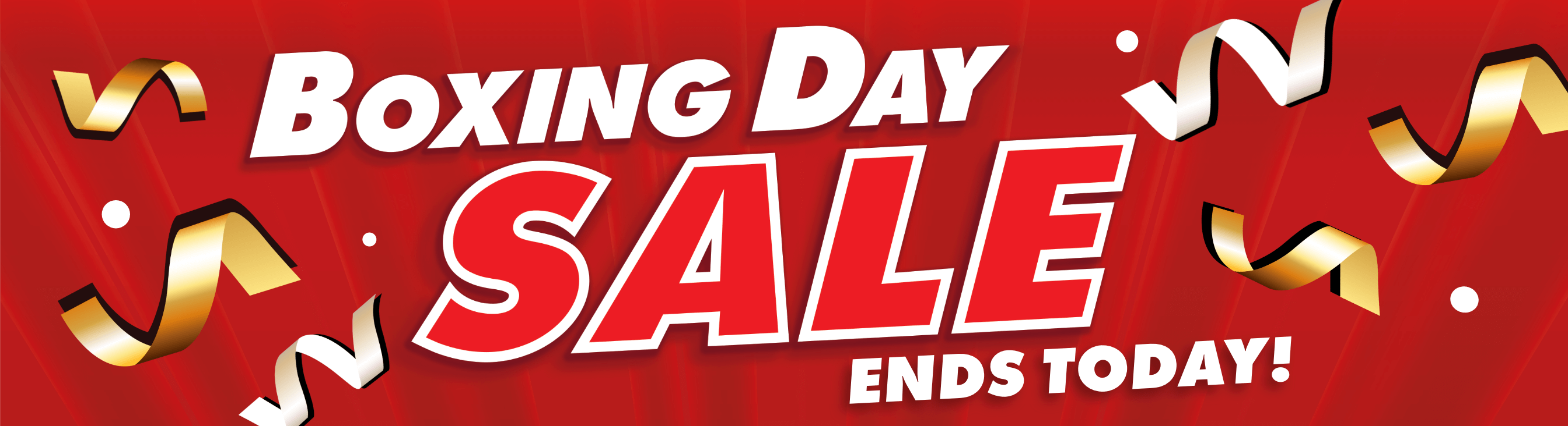Boxing Day Sale 2025 Ends Today