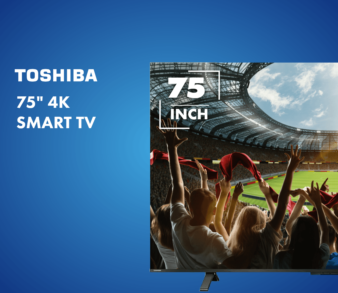 Toshiba 75" C350 4K Smart TV 2026