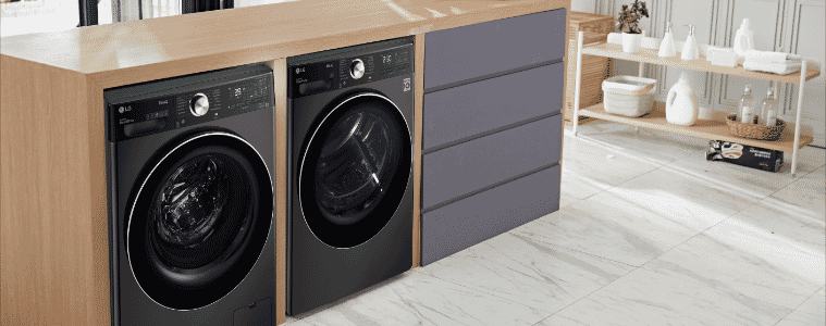 LG Washing machine and heat pump dryer 